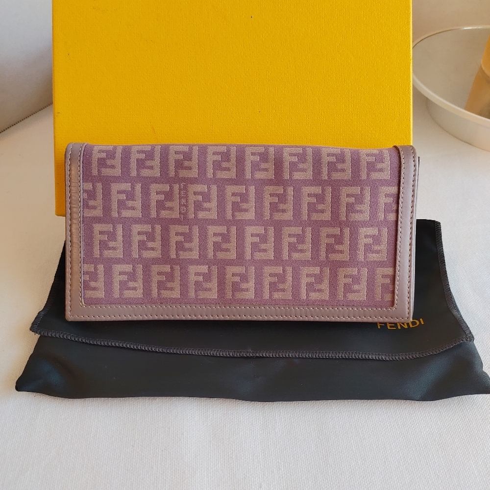 FENDI Zucchino Long Wallet